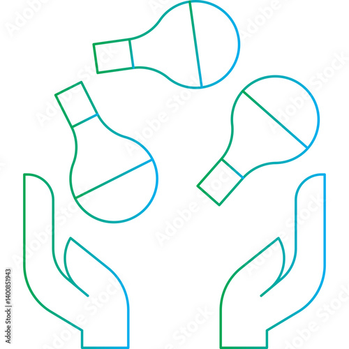 Juggling Balls icon vector illustration