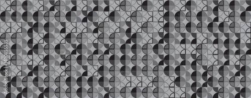 wide graphic design pattern for textiles