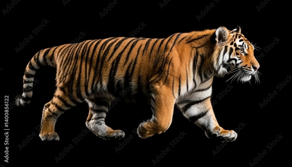 Obraz premium Tiger in motion