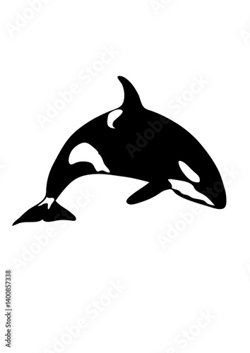 orque animaux rigolo face cartoon 