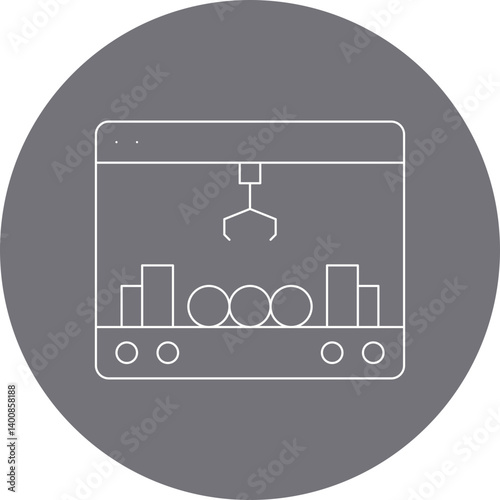 Claw Machine icon single vector illustration