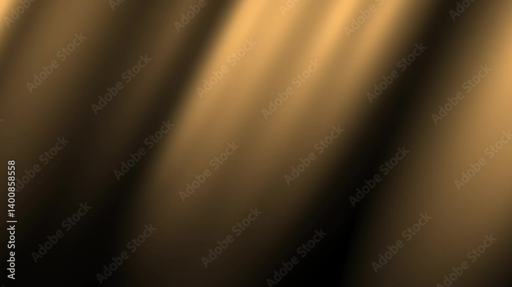 Loop sun light golden flare light effect on a black background. Sun light shine light effect seamless loop animation