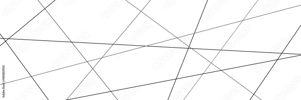 Minimalist abstract background with intersecting black lines on a white surface. Geometric design ideal for modern art, textures, or wallpapers. Vector illustration . EPS 10 . Minimalist abstract background with intersecting black lines on a white surface. Geometric design ideal for modern art, textures, or wallpapers. Vector illustration . EPS 10 .