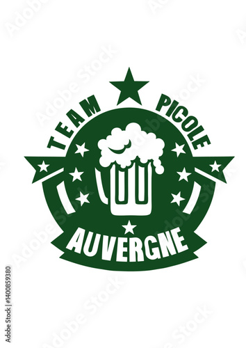auvergne team picole biere logo humour alcool
