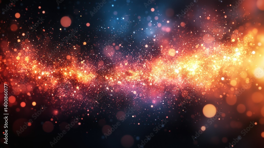 Cosmic Sparkles: A Celestial Dance of Light and Color Cosmic Sparkles: A Celestial Dance of Light and Color