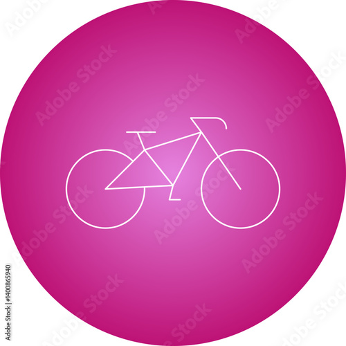 Cycle icon single vector illustration