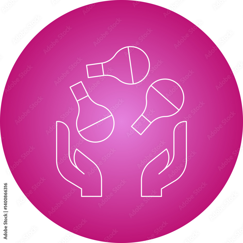 Juggling Balls icon vector illustration Juggling Balls icon vector illustration