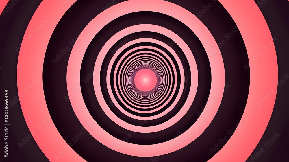 Fototapeta premium radial pattern of concentric circle lines radiating from the center, giving a sense of movement and expansion. radial pattern, concentric circles, circle lines, expanding design, motion effect, 