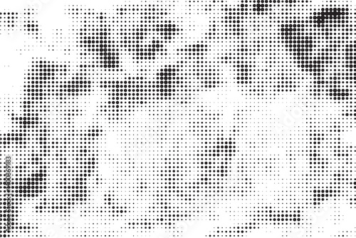 Classic Black Dot Texture – Aged Paper Effect with Comic Halftone Style