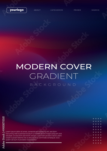 Stylish Branding Gradient Theme Modern Gradient Background Design Creative Digital Art Backdrop Futuristic UI/UX Background