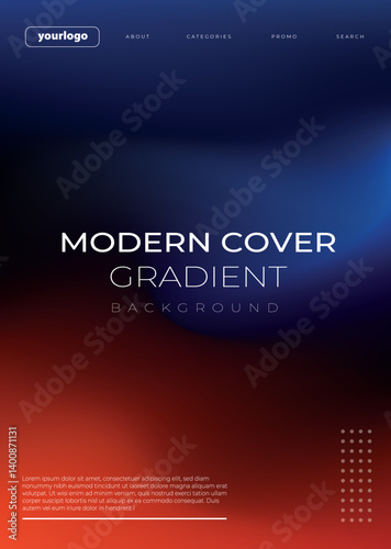 Stylish Branding Gradient Theme Modern Gradient Background Design Creative Digital Art Backdrop Futuristic UI/UX Background