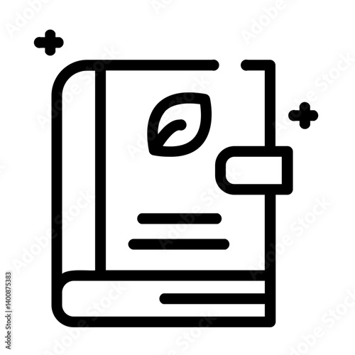 biology book Line Icon