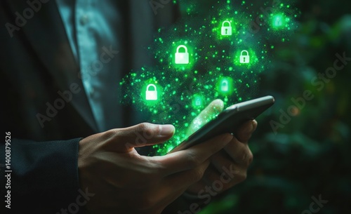 Wallpaper Mural Mobile Security:  Protecting Digital Data Torontodigital.ca