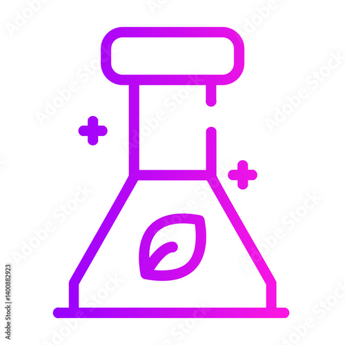 flask Line Gradient Icon