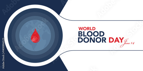 National Blood Donor month (NBDM) is observed every year in January, to celebrate the lifesaving impact of blood and platelet donors. Vector illustration