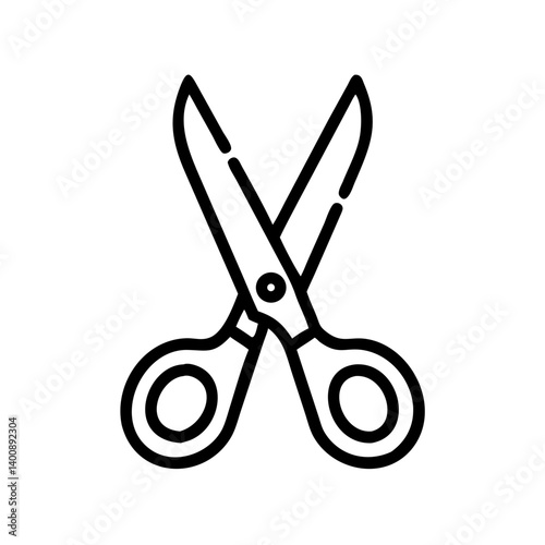 Scissors Icon for Creativity and Crafting Topics