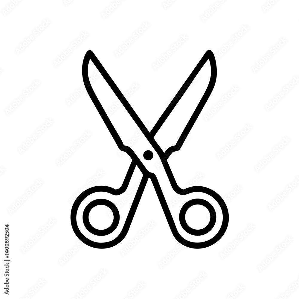 Scissors Icon for Creativity and Crafting Topics Scissors Icon for Creativity and Crafting Topics