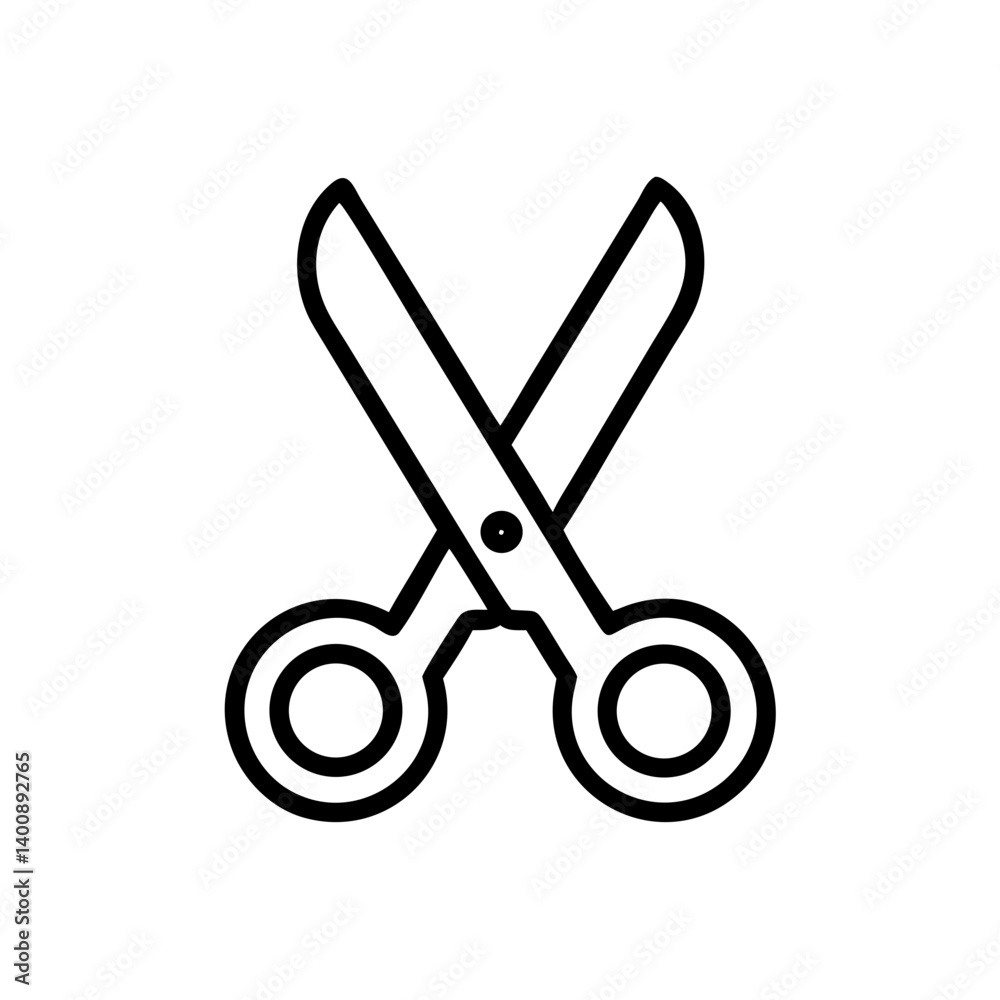 Scissors Icon for Creativity and Crafting Topics Scissors Icon for Creativity and Crafting Topics