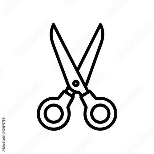 Scissors Icon for Creativity and Crafting Topics