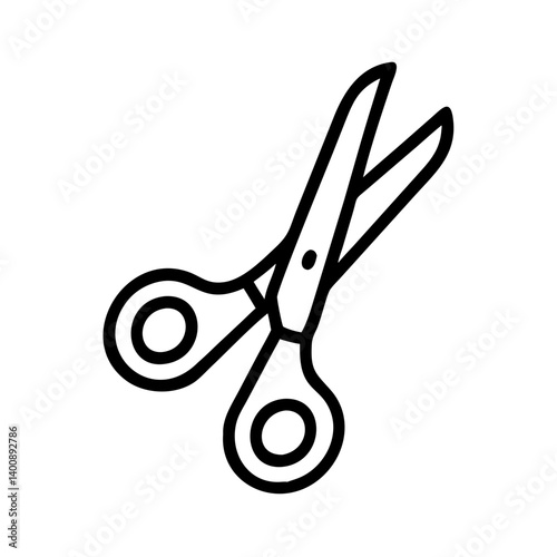 Scissors Icon for Creativity and Crafting Topics