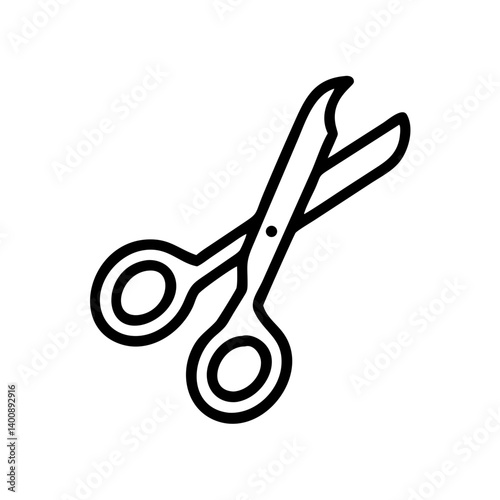 Scissors Icon for Creativity and Crafting Topics