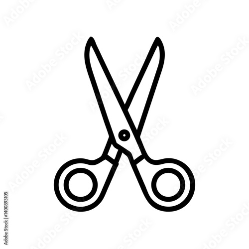 Scissors Icon for Creativity and Crafting Topics