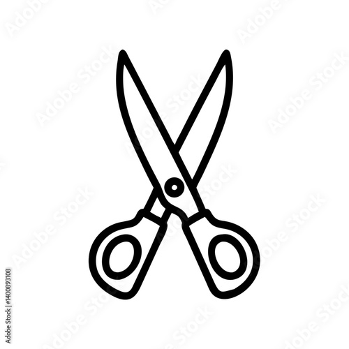Scissors Icon for Creativity and Crafting Topics
