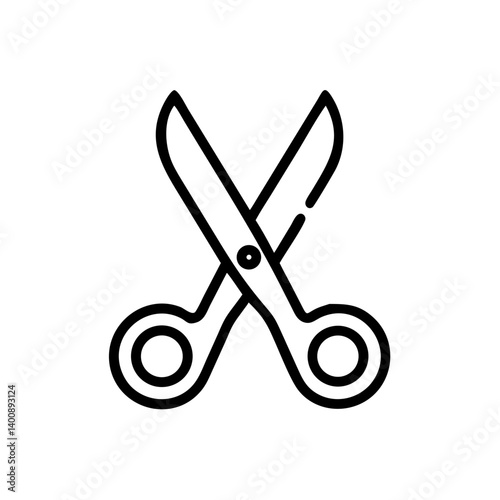 Scissors Icon for Creativity and Crafting Topics