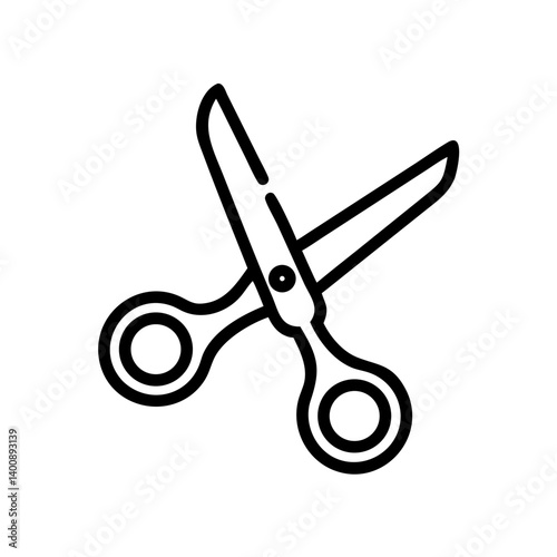 Scissors Icon for Creativity and Crafting Topics