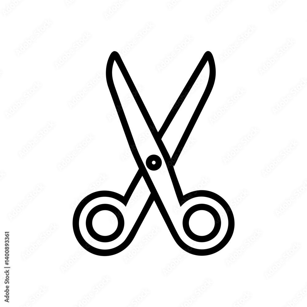 Scissors Icon for Creativity and Crafting Topics Scissors Icon for Creativity and Crafting Topics