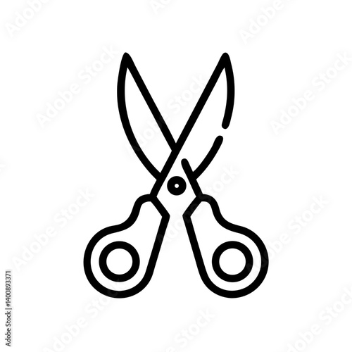 Scissors Icon for Creativity and Crafting Topics