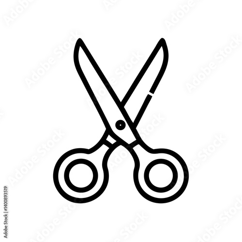 Scissors Icon for Creativity and Crafting Topics