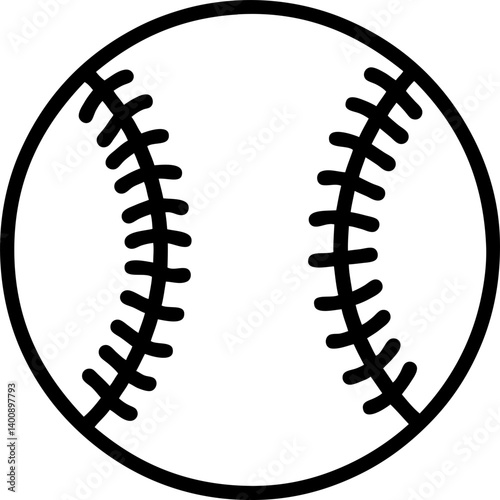Closeup baseball