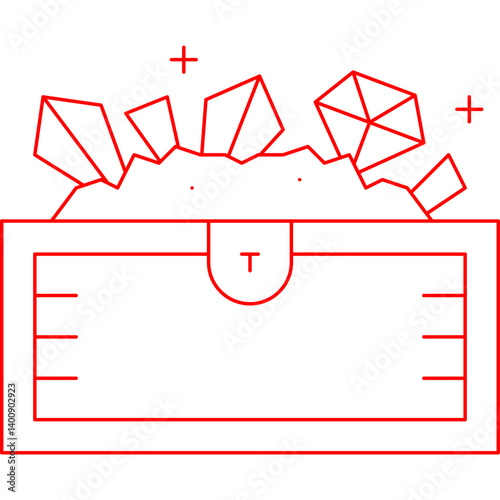 Treasure icon single vector illustration