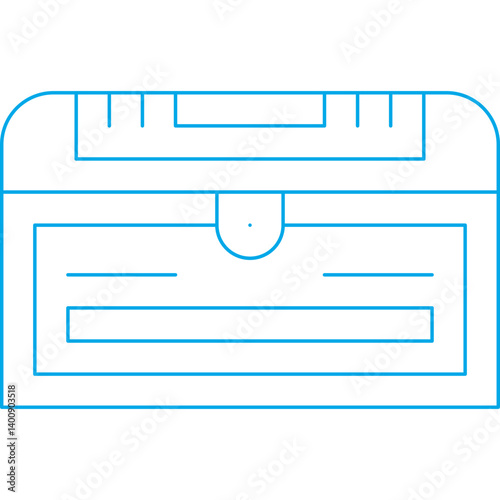 Treasure Chest II icon single vector illustration