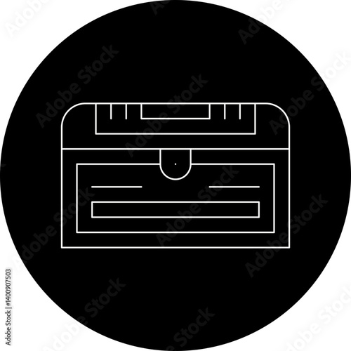 Treasure Chest II icon single vector illustration