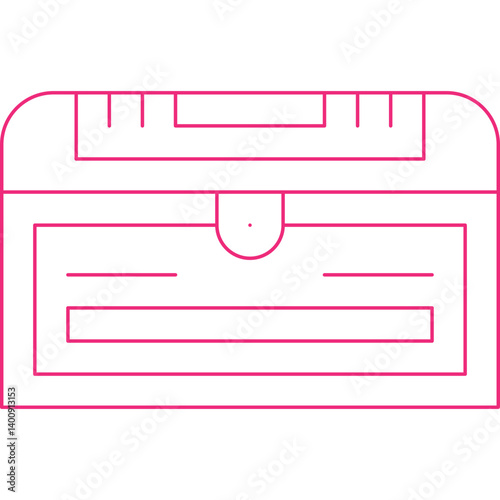 Treasure Chest II icon single vector illustration