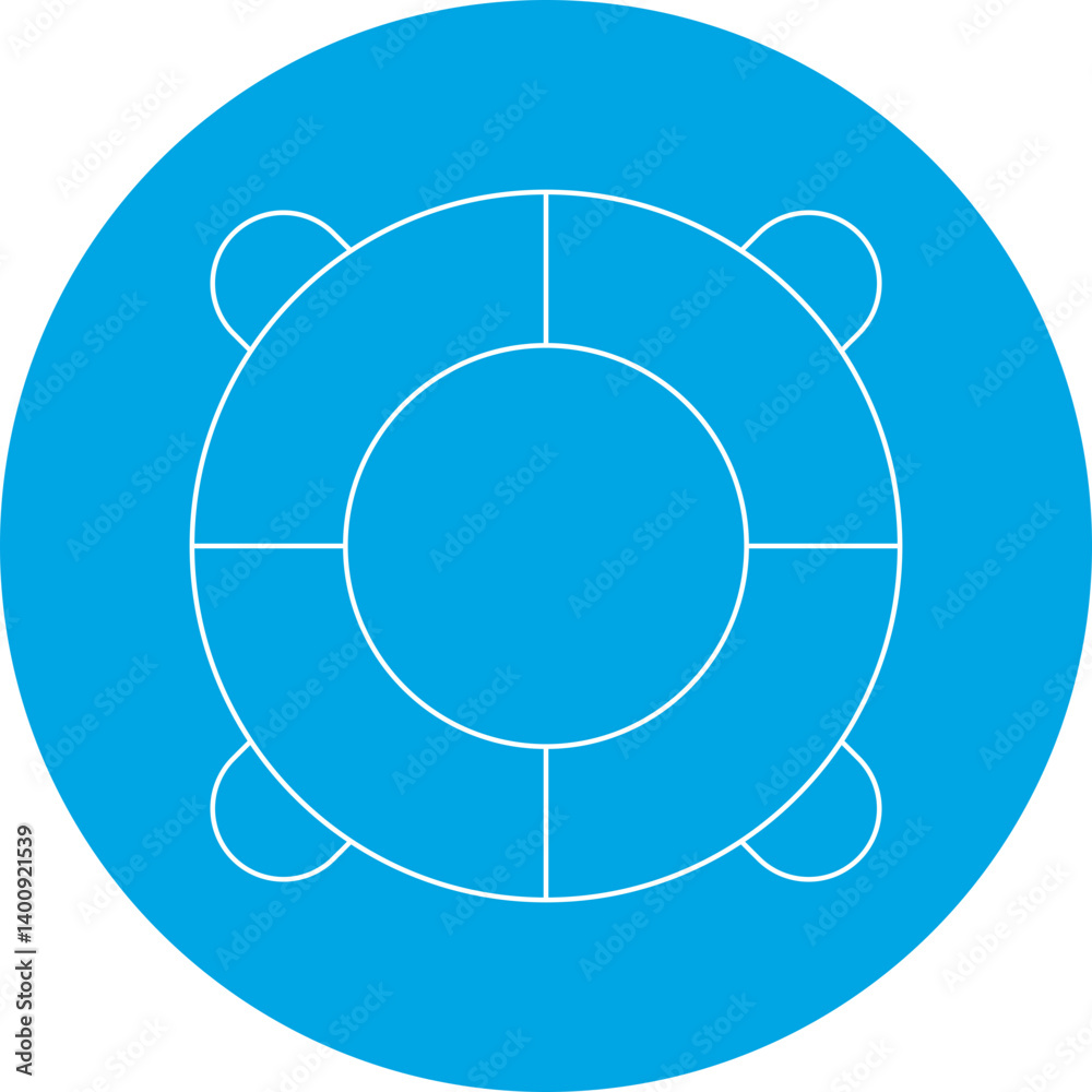 Life Saving Tube icon single vector illustration Life Saving Tube icon single vector illustration
