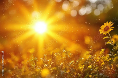 A bright sunshine backgroun...