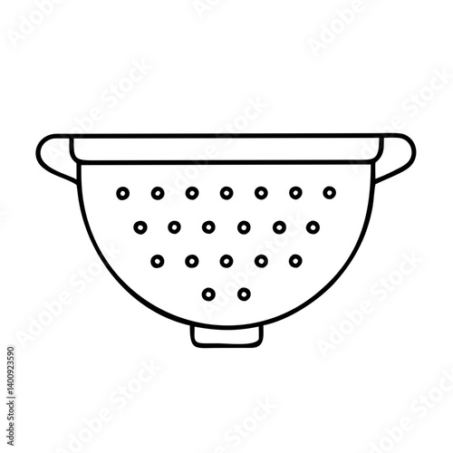 Kitchen Utensil Colander for Draining Pasta Vegetables and Food