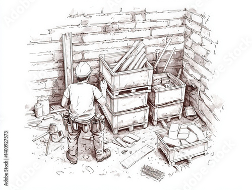 Construction sketch: An inf...