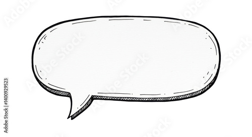 Isolated Speech Bubble