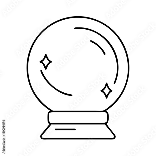 Crystal Ball Fortune Telling Magic Prediction Mystical Seer Wizardry Enchantment Prophecy Oracle