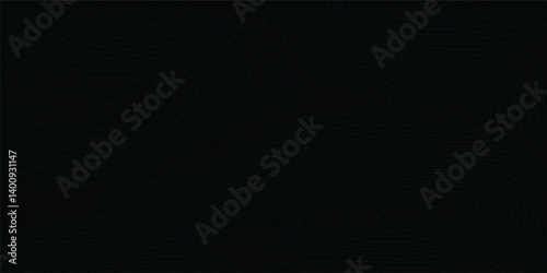Elevated terrain abstract geographic topographic artistry vector illustration. wave Line topography map contour wavy pattern design. 