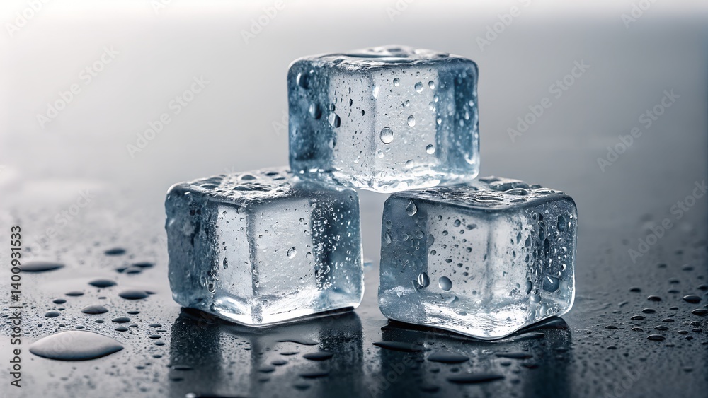 ice cubes isolated on white background ice cubes isolated on white background