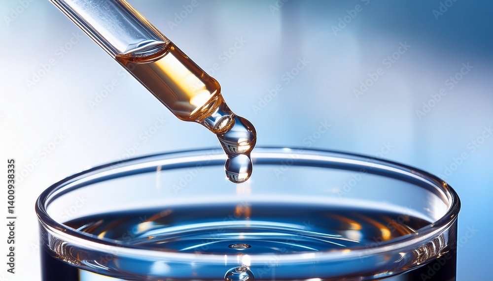 a close up of a dropper releasing a droplet of liquid into a glass highlighting the clarity and precision of the drop a close up of a dropper releasing a droplet of liquid into a glass highlighting the clarity and precision of the drop