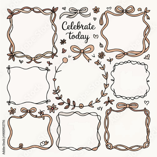 set of decorative frames