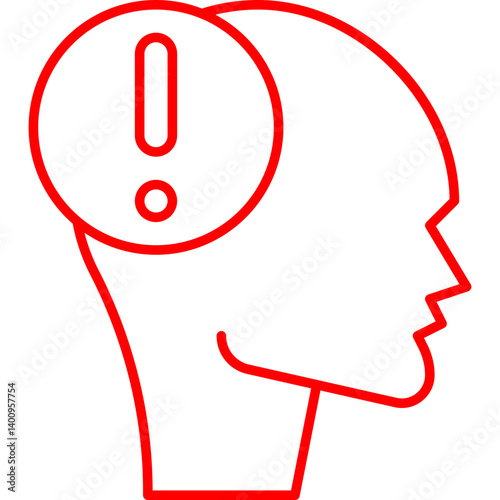 Panic icon single vector illustration