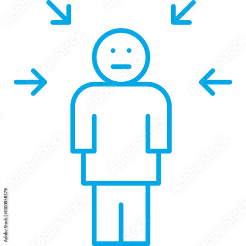 Guilt icon single vector illustration