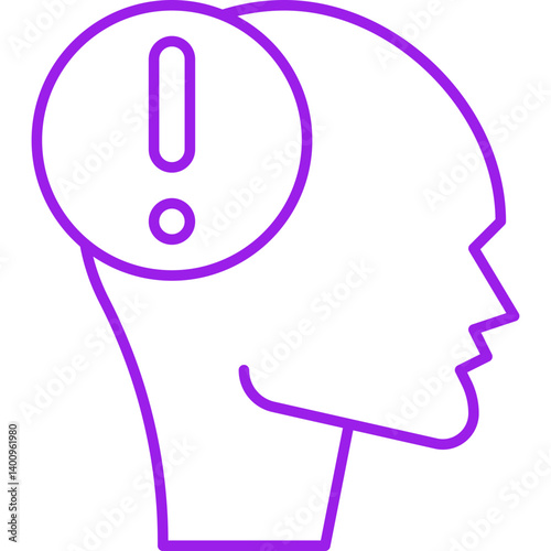 Panic icon single vector illustration